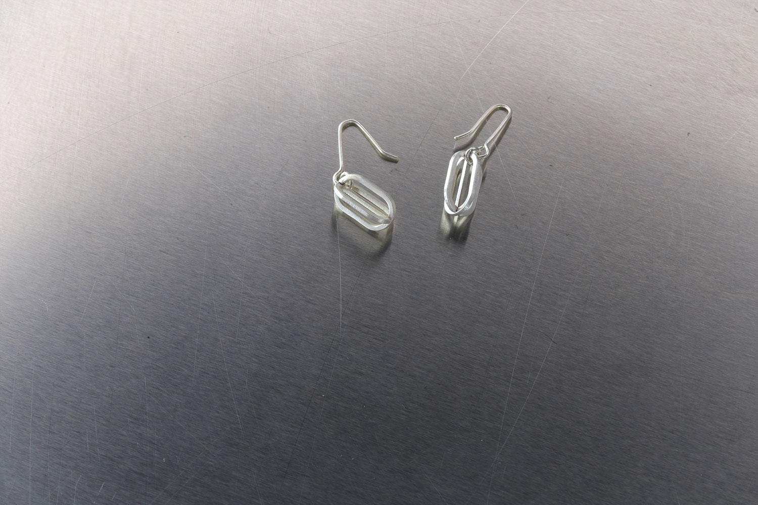 Golshan Small Silver Earrings